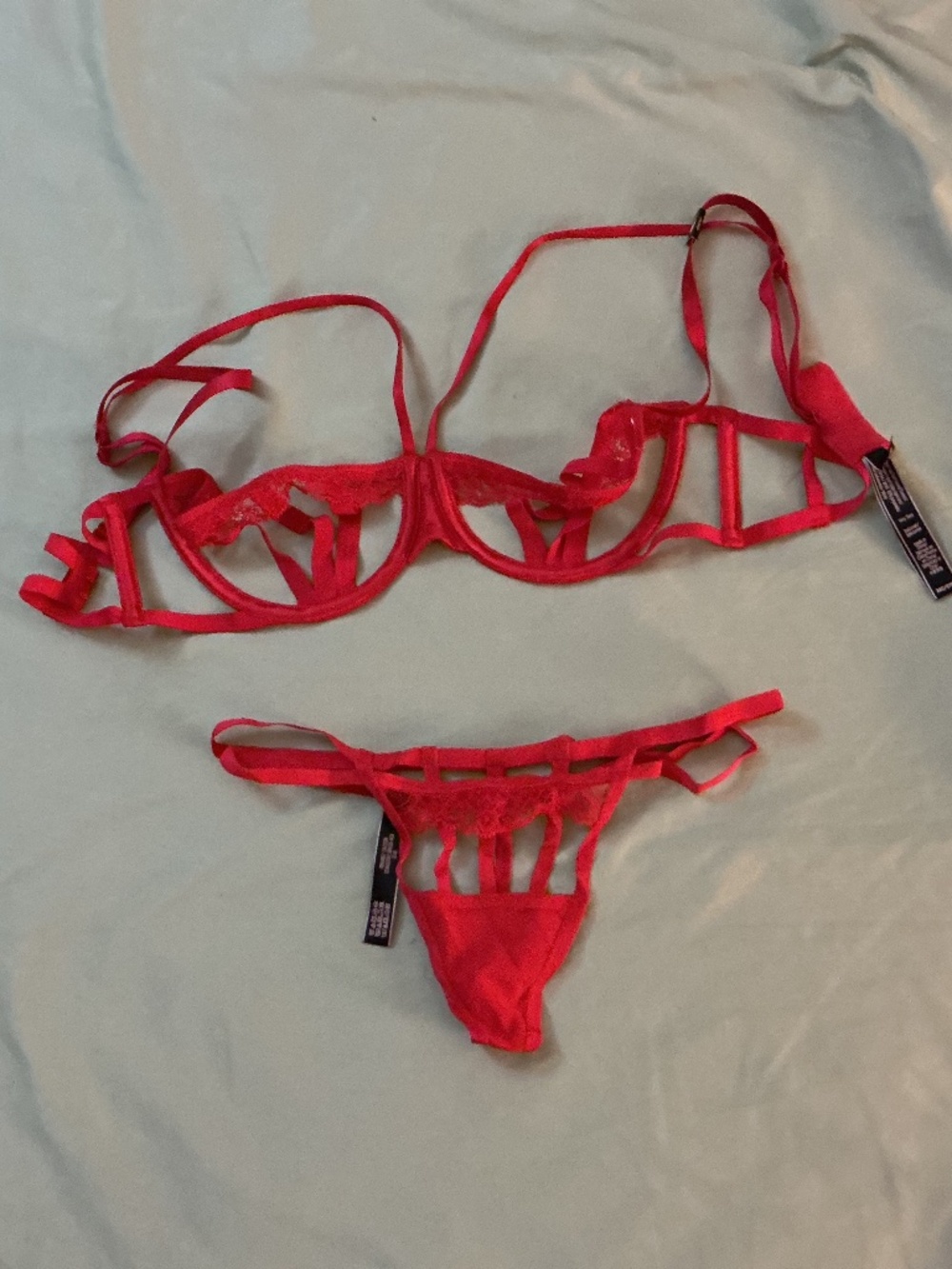 Victoria’s Secret Very Sexy Matching Cage Bra and Panty